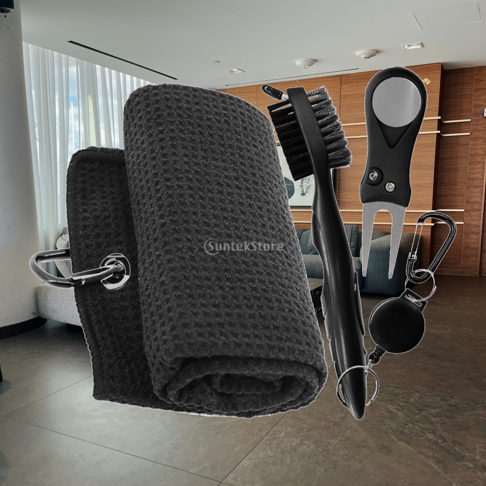 Golf Towel Waffle - Brosse de nettoyage pour clubs de