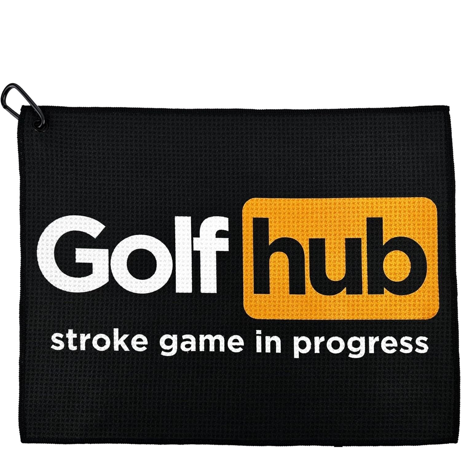 Golf Towel Waffle - Serviette de golf amusante en microfibre