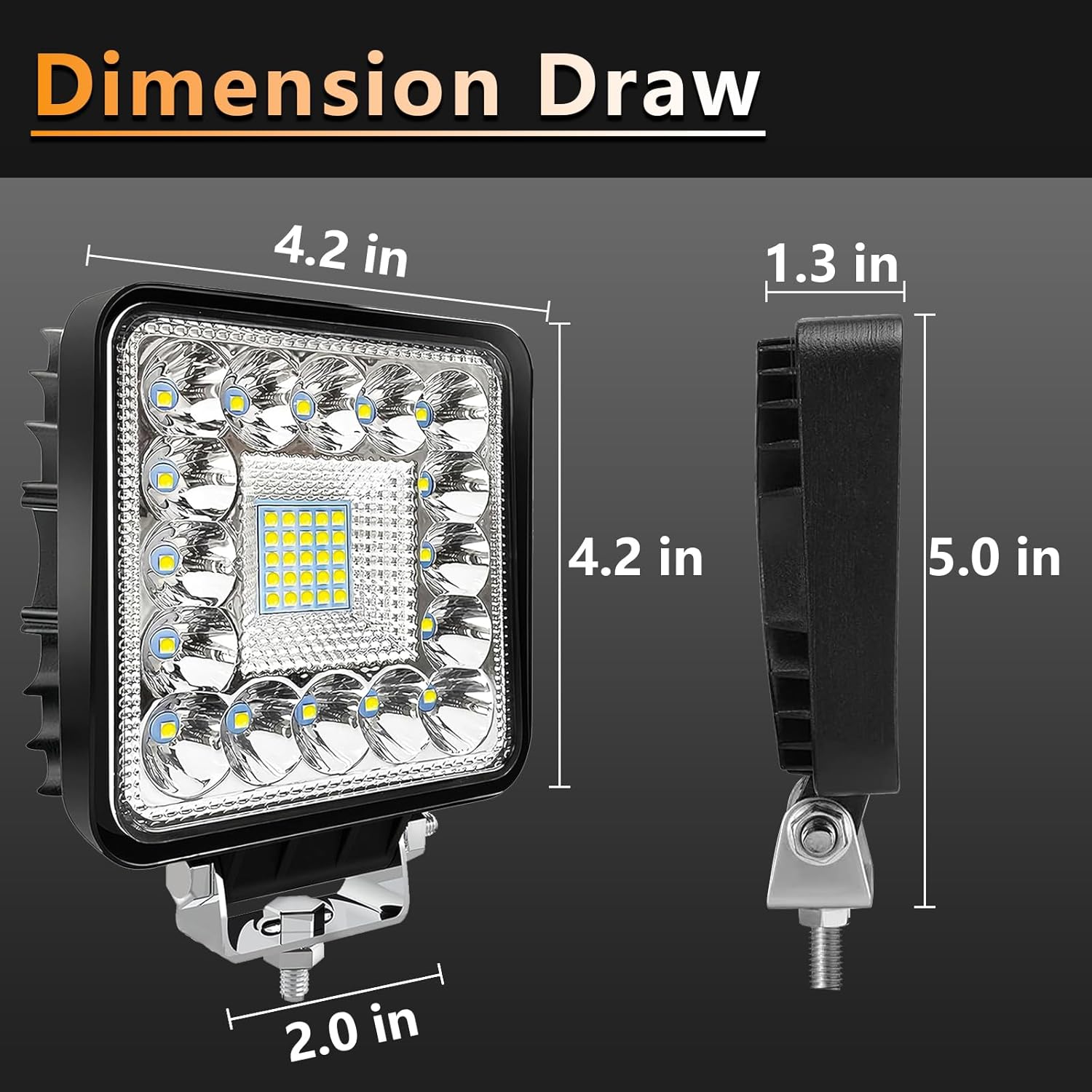 Feux de travail LED pour tract - Golf Zero avis et prix
