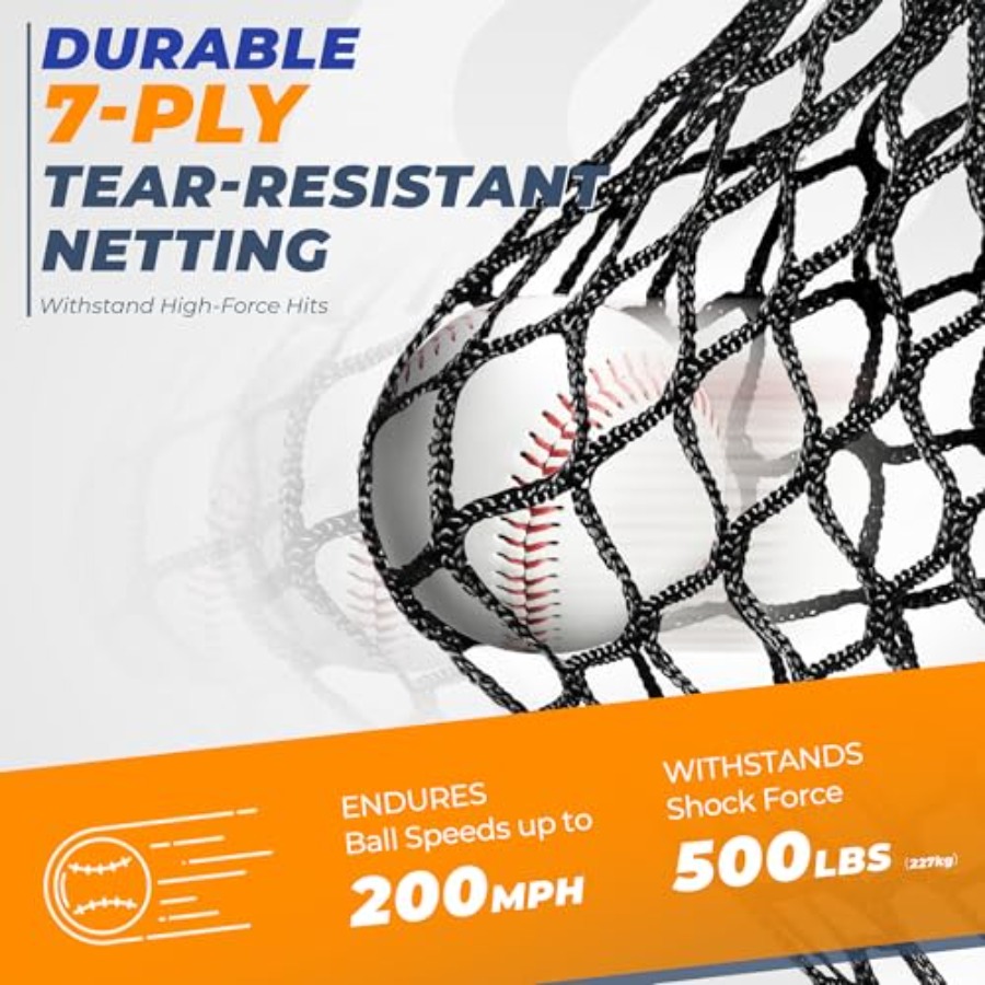 Filet de baseball de 7 x 7 pie - Practice Net Hitting avis et prix